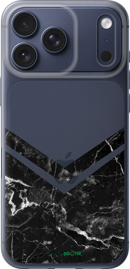 Силиконовый чехол Мраморный шеврон для Apple iPhone 17 PRO - 5570u-4030 изображение 