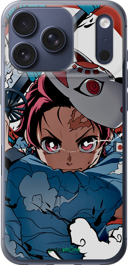 Силіконовий чехол Танджиро Камадо для Apple iPhone 17 PRO - 5574u-4030 изображение 