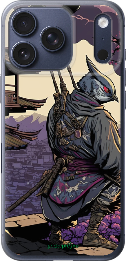 Силиконовый чехол Птица воин для Apple iPhone 17 PRO - 5587u-4030 изображение 