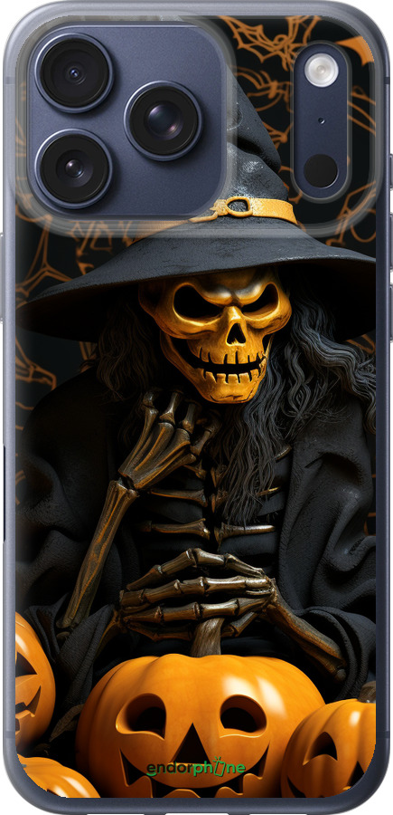 Силиконовый чехол Halloween 2 для Apple iPhone 17 PRO - 5654u-4030 изображение 