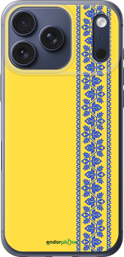Силиконовый чехол Вышиванка 4 для Apple iPhone 17 PRO - 569u-4030 изображение 
