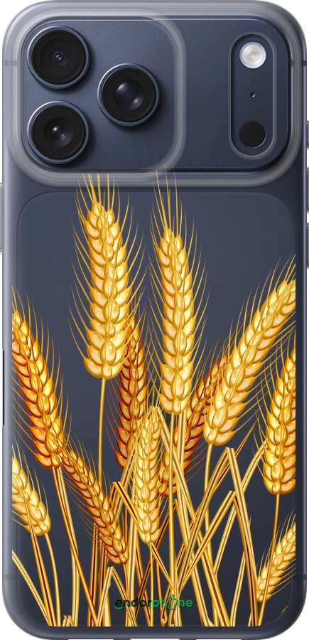 Силиконовый чехол Колоски пшеници для Apple iPhone 17 PRO - 5866u-4030 изображение 