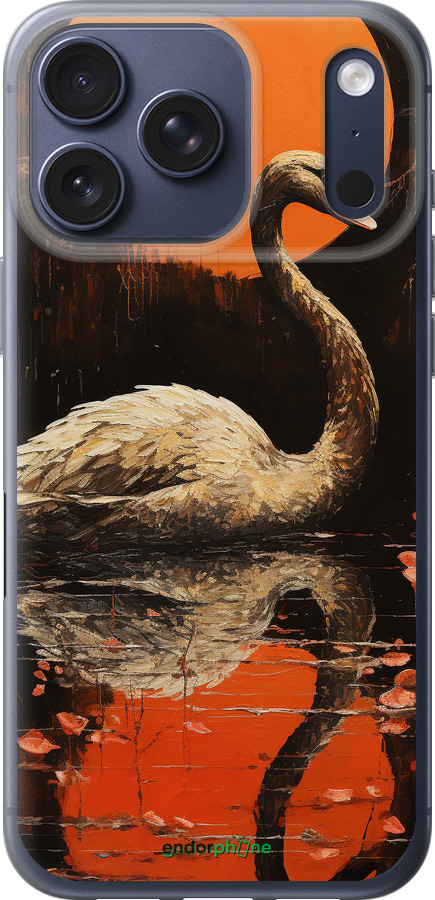 Силиконовый чехол Лебедь для Apple iPhone 17 PRO - 5964u-4030 изображение 