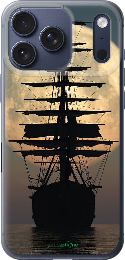 Силіконовий чехол Корабель для Apple iPhone 17 PRO - 5998u-4030 изображение 