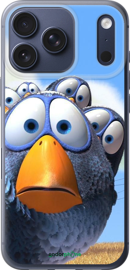 Силиконовый чехол Angry Birds для Apple iPhone 17 PRO - 6008u-4030 изображение 