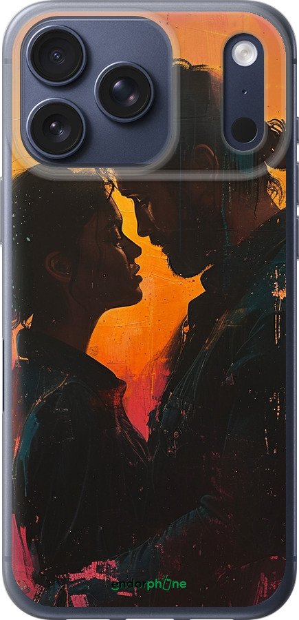 Силиконовый чехол Любовь на полотне для Apple iPhone 17 PRO - 6067u-4030 изображение 