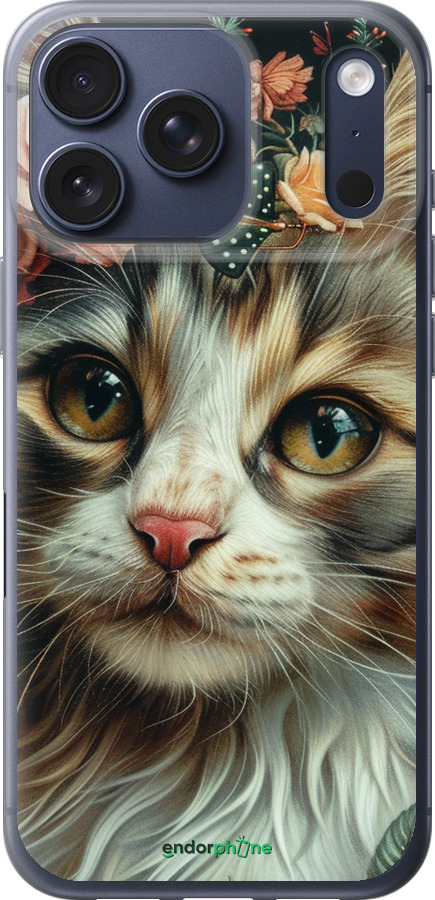 Силиконовый чехол Cats and flowers для Apple iPhone 17 PRO - 6069u-4030 изображение 