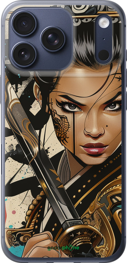 Силіконовий чехол Воїнка вітрів для Apple iPhone 17 PRO - 6077u-4030 изображение 