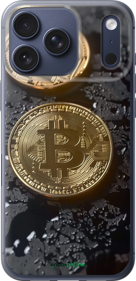 Силиконовый чехол Вулканический Bitcoin для Apple iPhone 17 PRO - 6092u-4030 изображение 