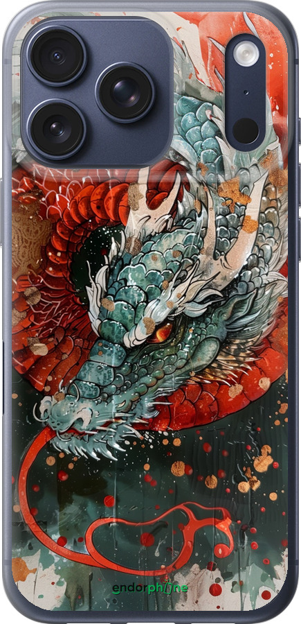 Силиконовый чехол Стихия огня для Apple iPhone 17 PRO - 6101u-4030 изображение 