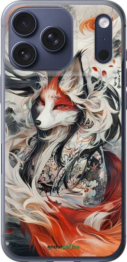 Силиконовый чехол Дух кицунэ' для Apple iPhone 17 PRO - 6107u-4030 изображение 