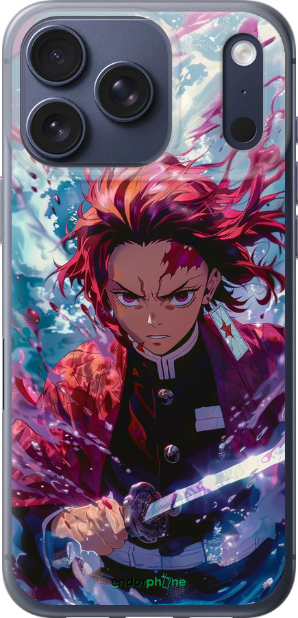 Силіконовий чехол Танджиро Камадо: Клинок, що розсікає демонів для Apple iPhone 17 PRO - 6111u-4030 изображение 