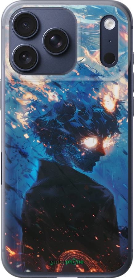 Силиконовый чехол Сатору Годжо для Apple iPhone 17 PRO - 6129u-4030 изображение 