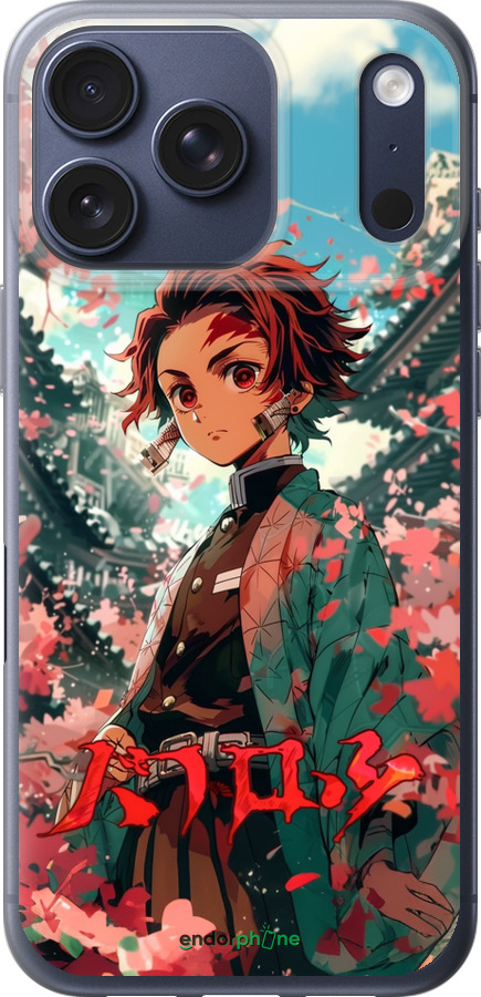 Силиконовый чехол Tanjiro Kamado для Apple iPhone 17 PRO - 6132u-4030 изображение 