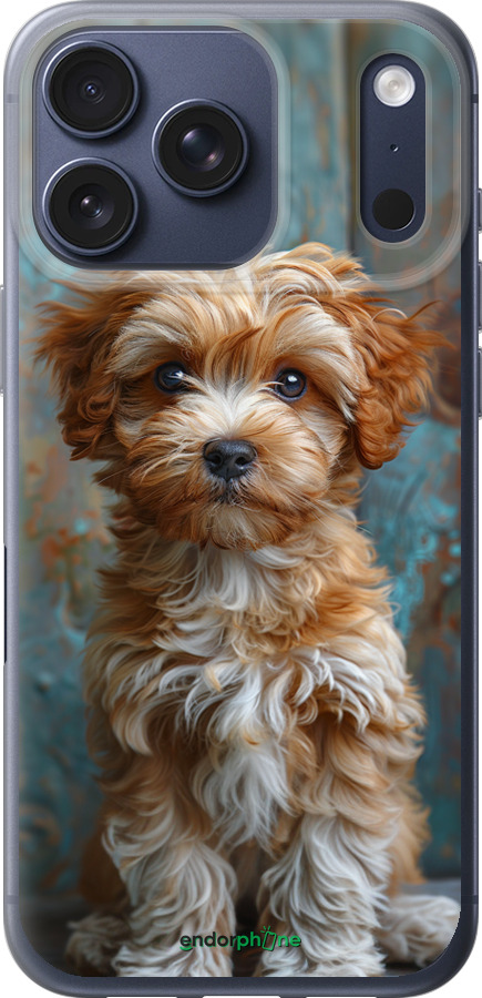 Силиконовый чехол Щенок мальтипу для Apple iPhone 17 PRO - 6157u-4030 изображение 