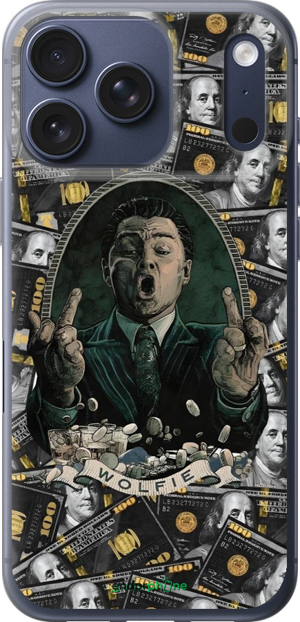Силиконовый чехол Волк с валл стрит для Apple iPhone 17 PRO - 6287u-4030 изображение 