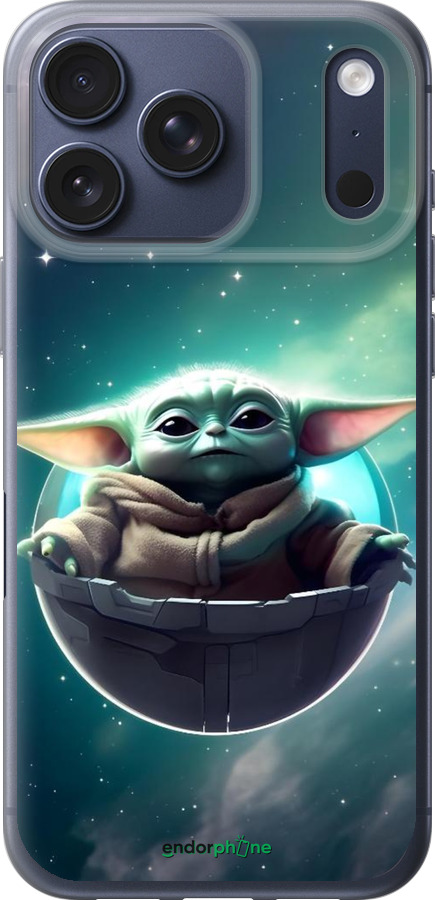 Силиконовый чехол Малышь йода для Apple iPhone 17 PRO - 6294u-4030 изображение 