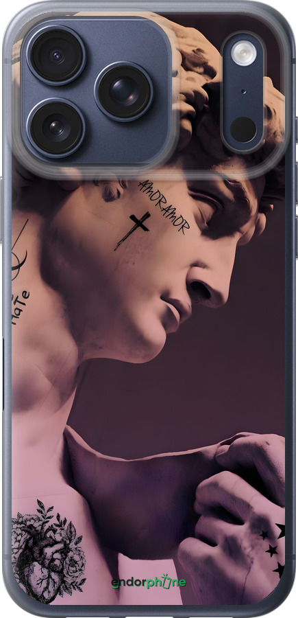 Силіконовий чехол Давид для Apple iPhone 17 PRO - 6302u-4030 изображение 