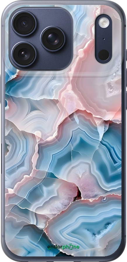 Силиконовый чехол Мрамор для Apple iPhone 17 PRO - 6306u-4030 изображение 