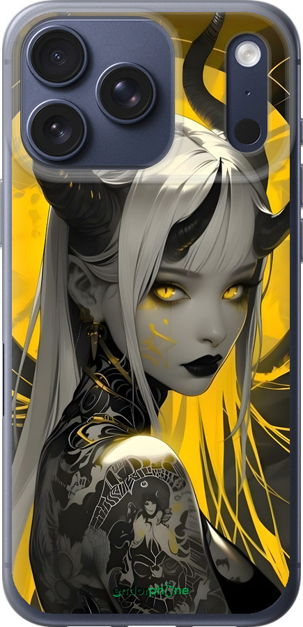 Силиконовый чехол Аниме демон 2 для Apple iPhone 17 PRO - 6309u-4030 изображение 