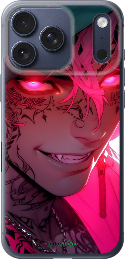 Силиконовый чехол Аниме демон 3 для Apple iPhone 17 PRO - 6313u-4030 изображение 