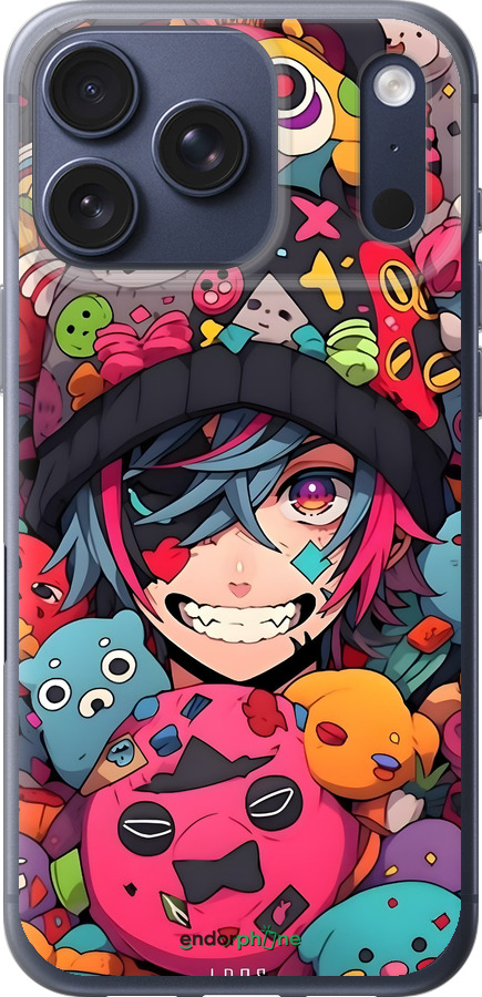 Силиконовый чехол Аниме парень для Apple iPhone 17 PRO - 6317u-4030 изображение 