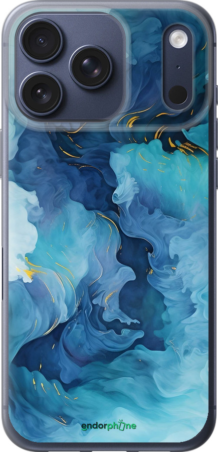 Силіконовий чехол Акварель для Apple iPhone 17 PRO - 6320u-4030 изображение 