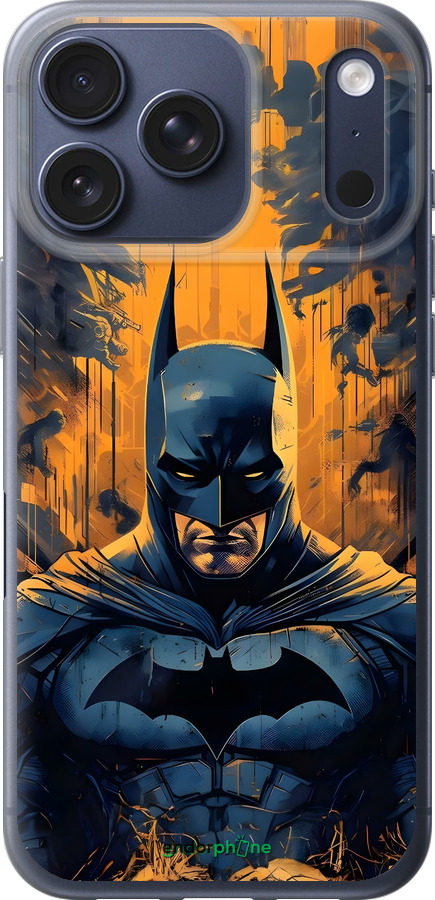 Силиконовый чехол Бэтмен для Apple iPhone 17 PRO - 6335u-4030 изображение 