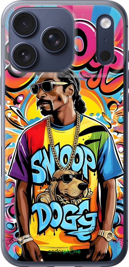 Силиконовый чехол Снуп дог для Apple iPhone 17 PRO - 6348u-4030 изображение 