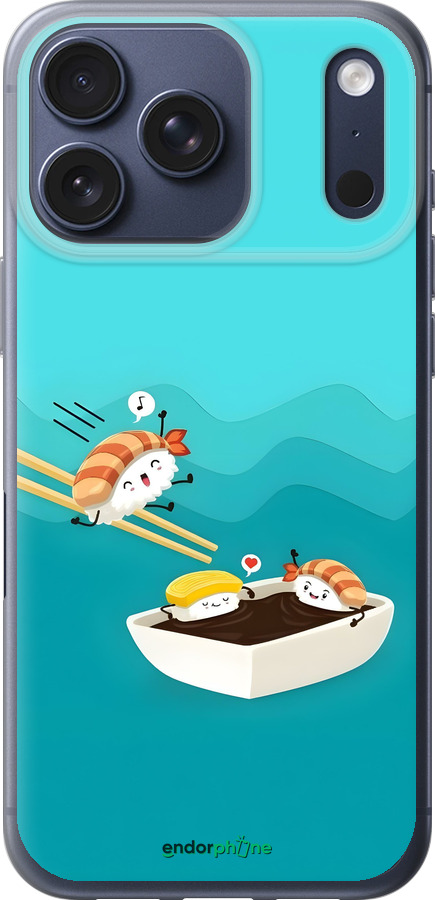 Силиконовый чехол Суши для Apple iPhone 17 PRO - 6354u-4030 изображение 