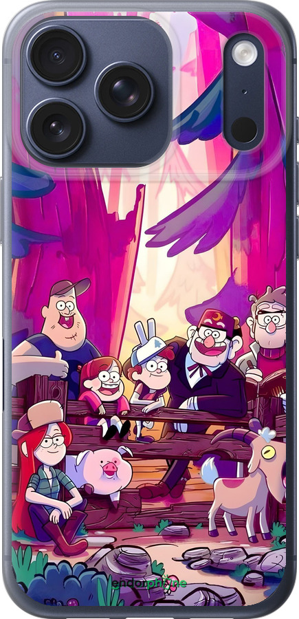 Силиконовый чехол Гравити Фолз для Apple iPhone 17 PRO - 6365u-4030 изображение 