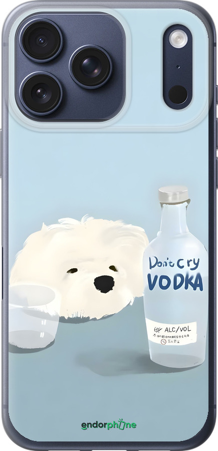 Силіконовий чехол Пес водка для Apple iPhone 17 PRO - 6368u-4030 изображение 