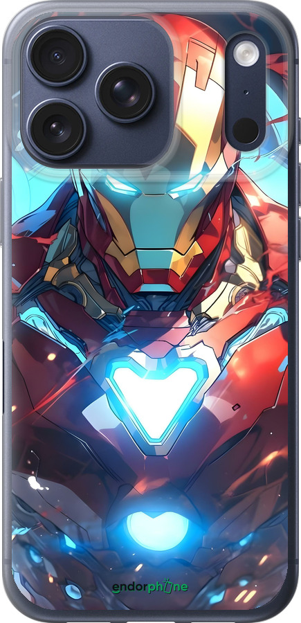 Силиконовый чехол Железный человек для Apple iPhone 17 PRO - 6372u-4030 изображение 