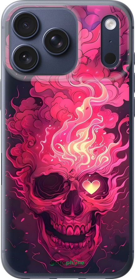 Силіконовий чехол Череп арт для Apple iPhone 17 PRO - 6385u-4030 изображение 