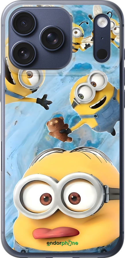 Силиконовый чехол Миньоны для Apple iPhone 17 PRO - 6386u-4030 изображение 