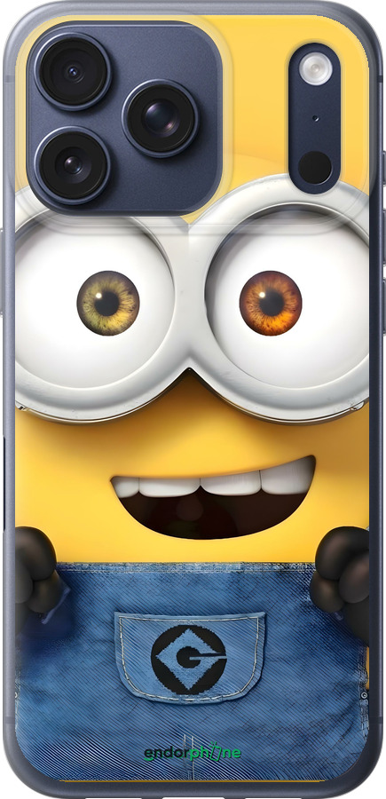 Силиконовый чехол Миньон для Apple iPhone 17 PRO - 6389u-4030 изображение 