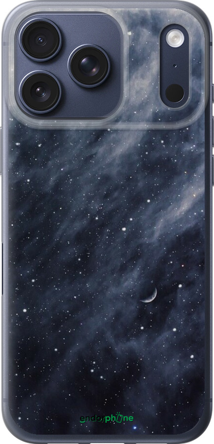 Силиконовый чехол Голубые облака, Голубая луна для Apple iPhone 17 PRO - 6398u-4030 изображение 