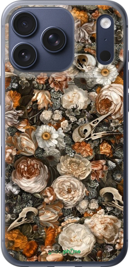 Силиконовый чехол В стиле барокко-мрачный для Apple iPhone 17 PRO - 6404u-4030 изображение 