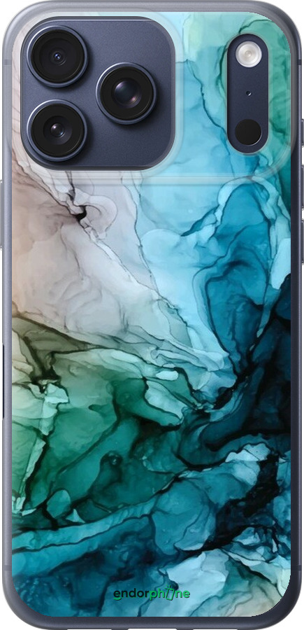 Силиконовый чехол С красочной абстрактной картиной Соленые берега для Apple iPhone 17 PRO - 6405u-4030 изображение 