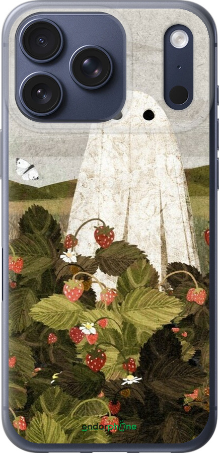Силиконовый чехол Клубничные поля и привидения для Apple iPhone 17 PRO - 6426u-4030 изображение 