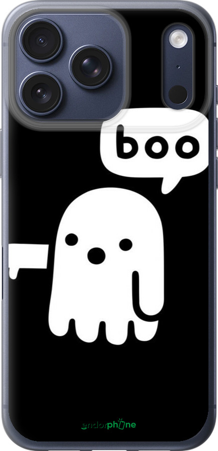 Силиконовый чехол Призрак Неодобрения для Apple iPhone 17 PRO - 6431u-4030 изображение 