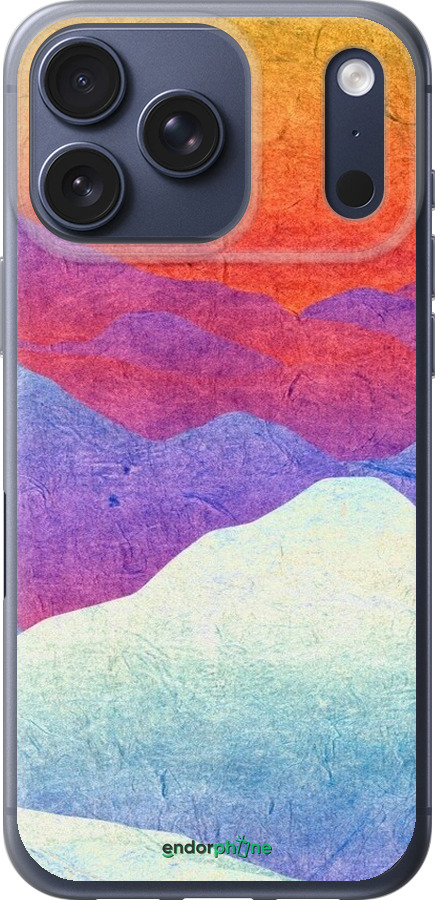 Силиконовый чехол Горный закат для Apple iPhone 17 PRO - 6479u-4030 изображение 