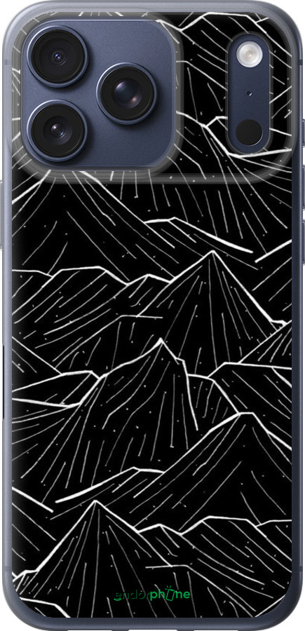 Силиконовый чехол С изображением Темных гор для Apple iPhone 17 PRO - 6489u-4030 изображение 