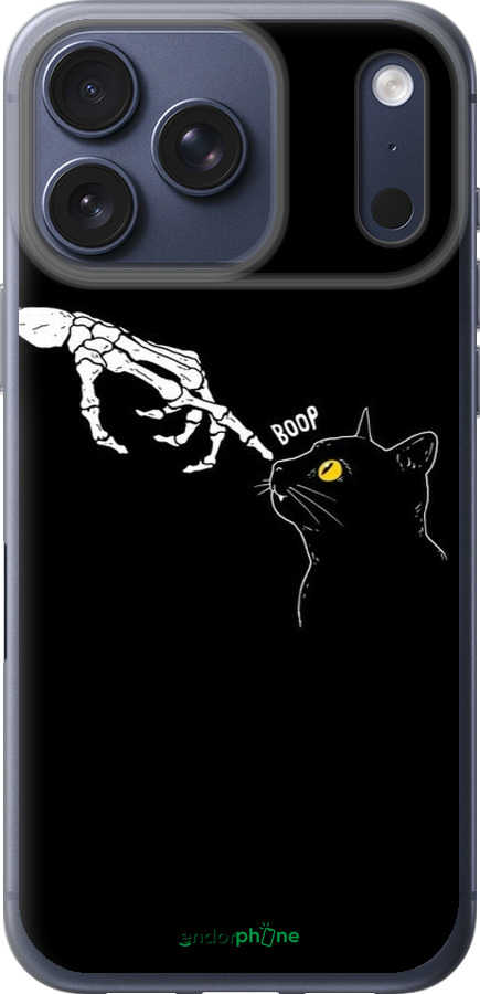 Силиконовый чехол Кошка для Apple iPhone 17 PRO - 6505u-4030 изображение 