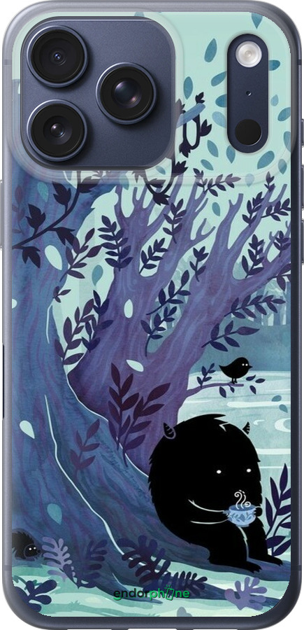 Силиконовый чехол Арт принт Тихое место чая для Apple iPhone 17 PRO - 6544u-4030 изображение 