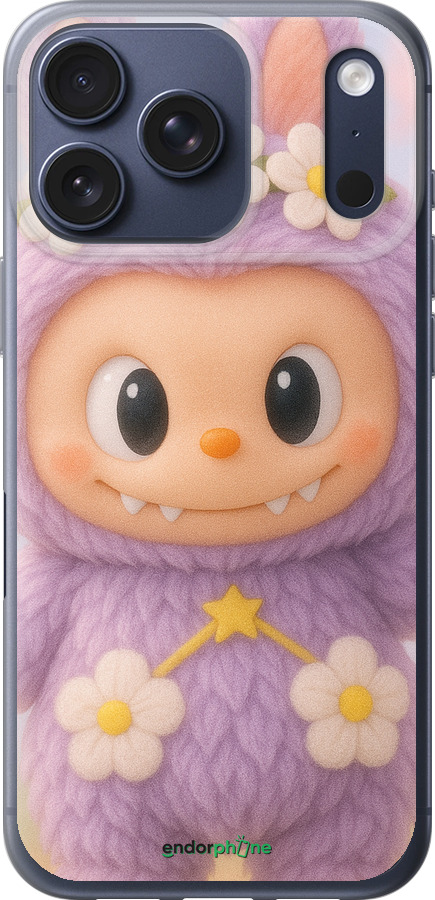 Силиконовый чехол Лабубу 1 для Apple iPhone 17 PRO - 6709u-4030 изображение 