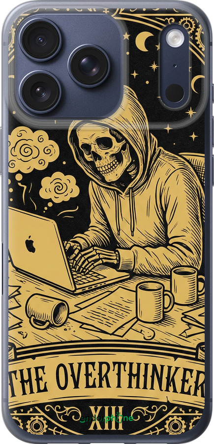 Силіконовий чехол The Overthinker для Apple iPhone 17 PRO - 6774u-4030 изображение 