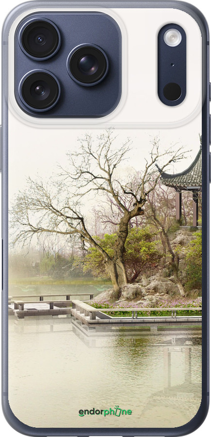 Силиконовый чехол Японский пейзаж для Apple iPhone 17 PRO - 776u-4030 изображение 