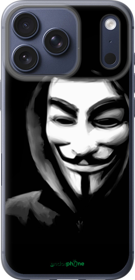 Силиконовый чехол Анонимус для Apple iPhone 17 PRO - 832u-4030 изображение 