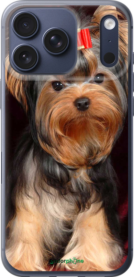 Силиконовый чехол Йоркширский терьер для Apple iPhone 17 PRO - 929u-4030 изображение 